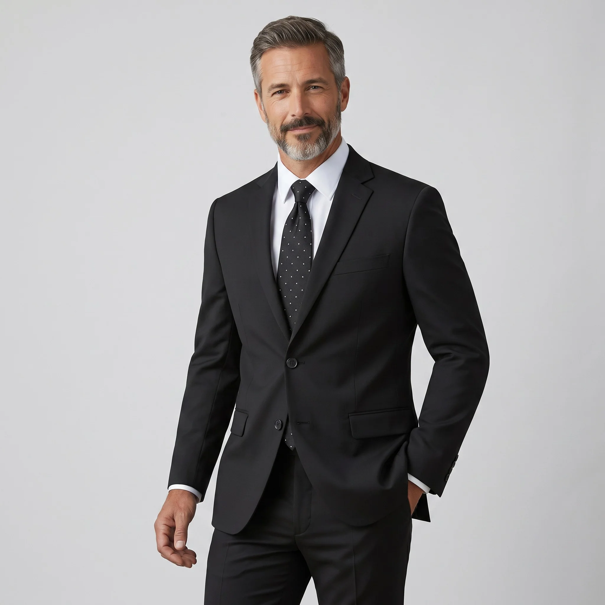 Joseph Michael Men's 4-Way Stretch Adjustable Waist Knit Suit - Image 11