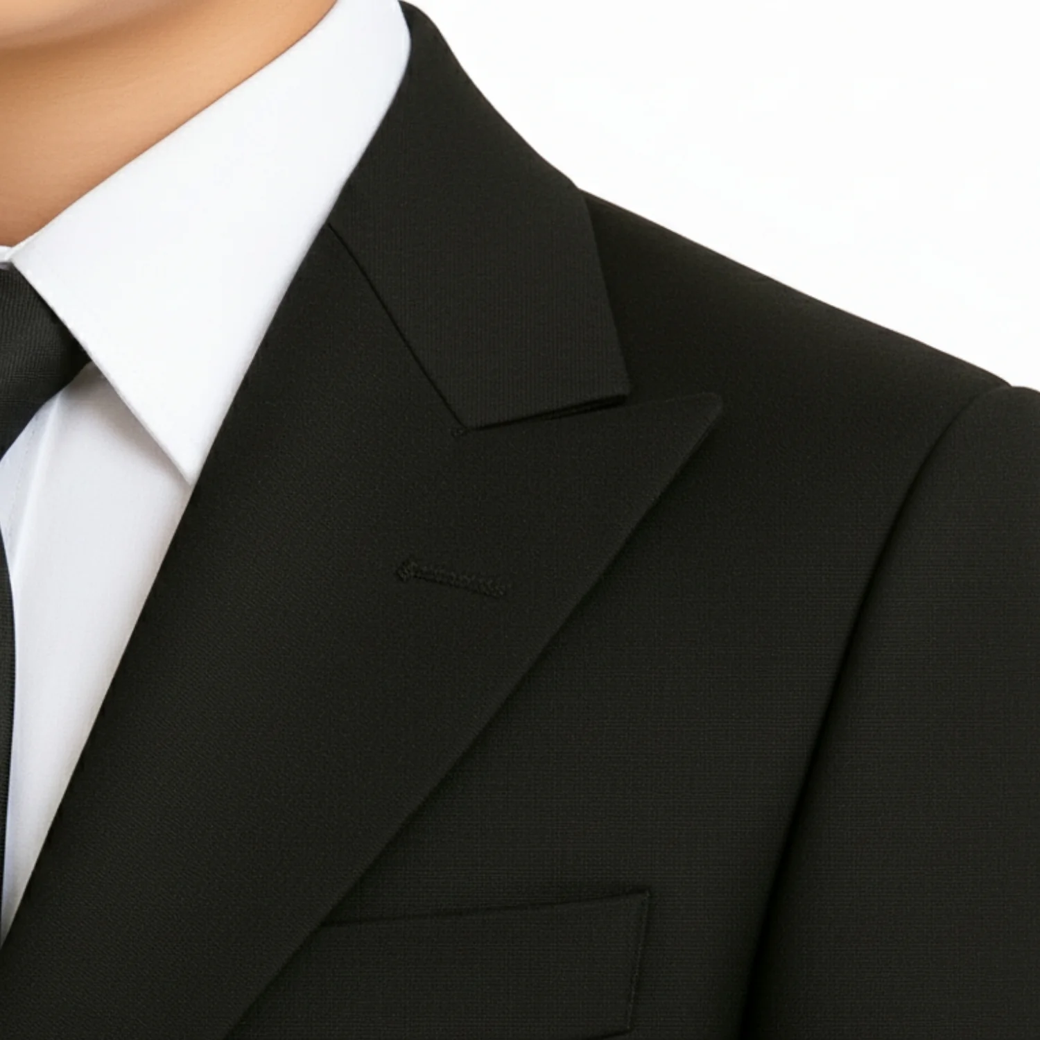 Ideal Boys' Black 4-Way Stretch Suit - Image 3
