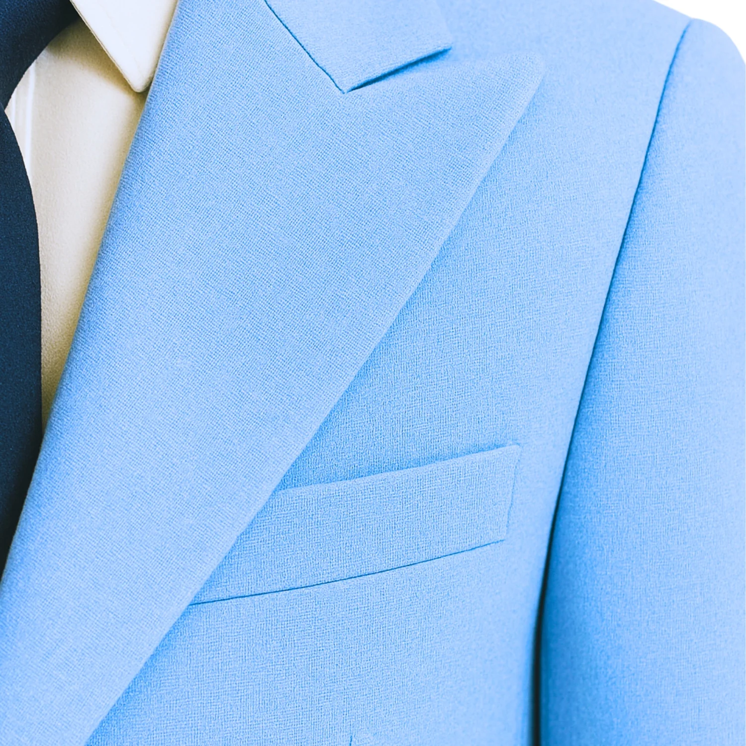 Ideal Boys' Powder Blue 4-Way Stretch Suit - Image 3