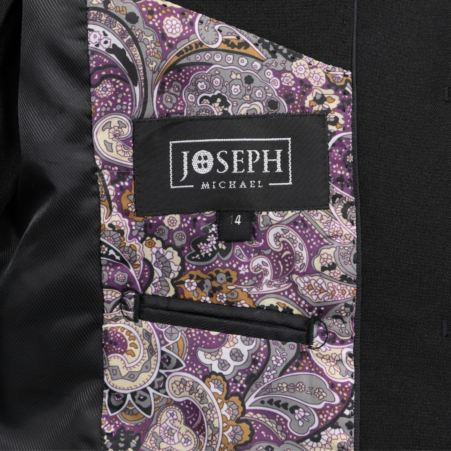 Joseph Michael Boys' Black Poplin Suit - Image 3