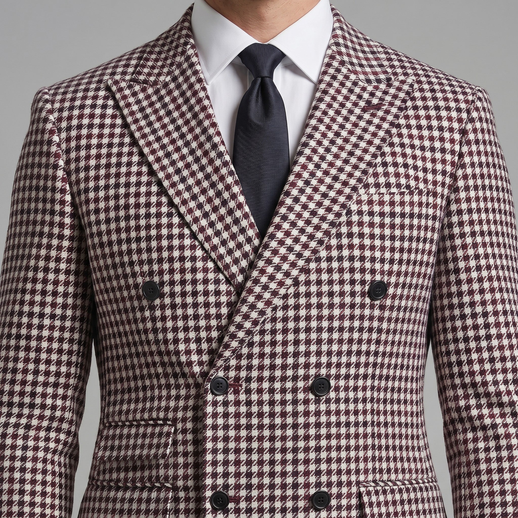 Statement Men's 2-Piece Modern Fit Double Breasted Suit — Peak Lapel - Image 10
