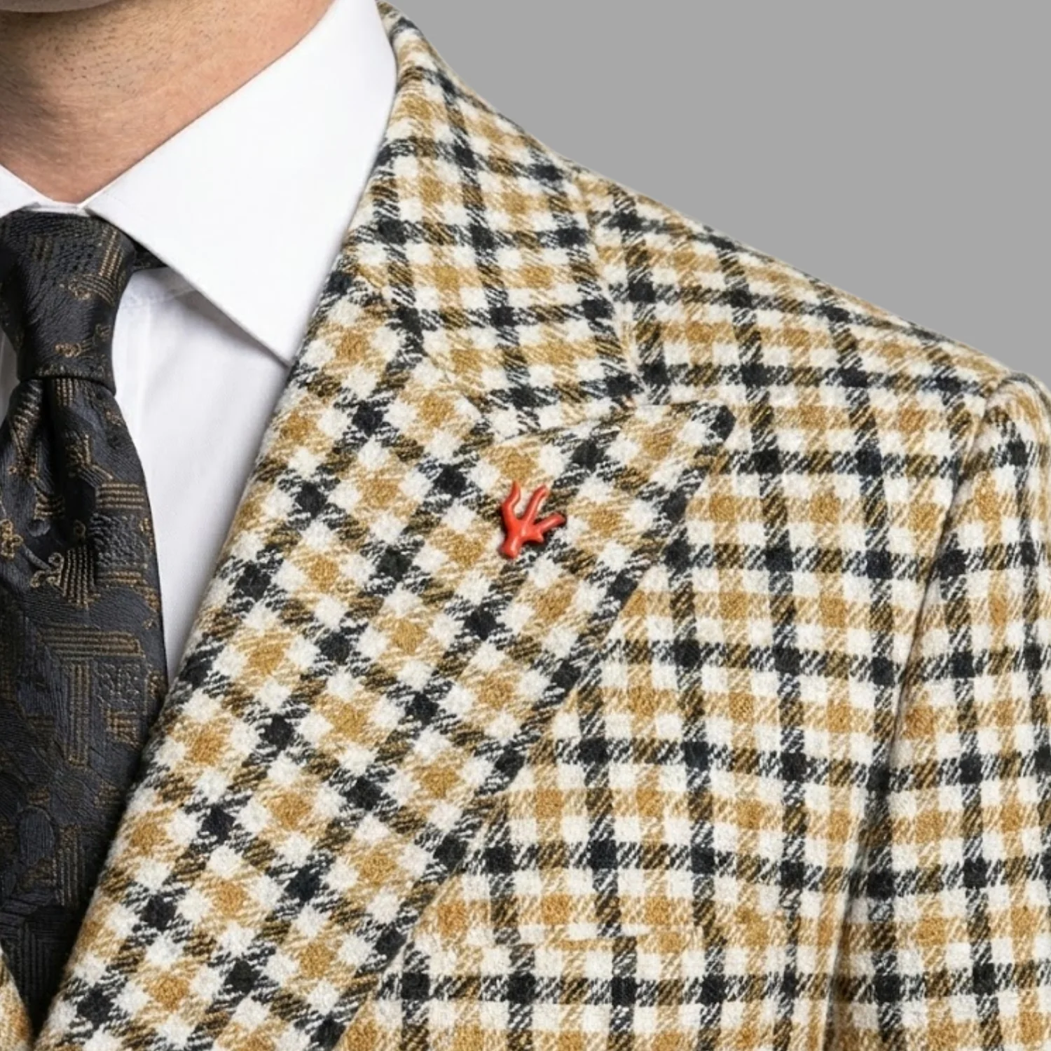 Statement Men's 2-Piece Modern Fit Double Breasted Suit — Peak Lapel - Image 21