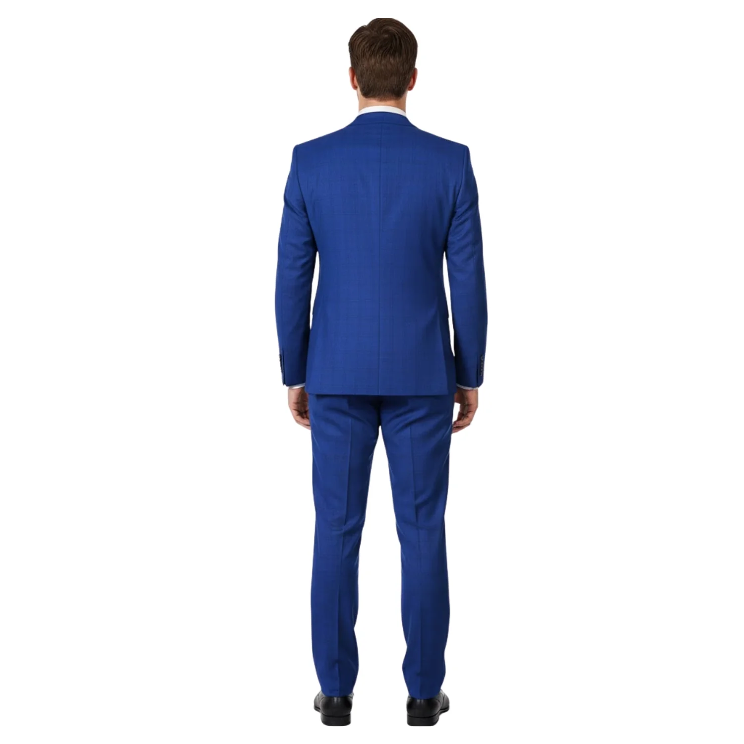 Royal Luxe Roma Men's Sapphire 2-Piece Slim Fit Suit — Notch Lapel - Image 6