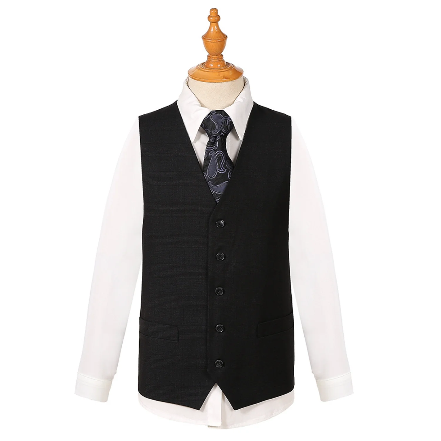 Royal Luxe Roma Men's Charcoal 2-Piece Slim Fit Suit — Notch Lapel - Image 4