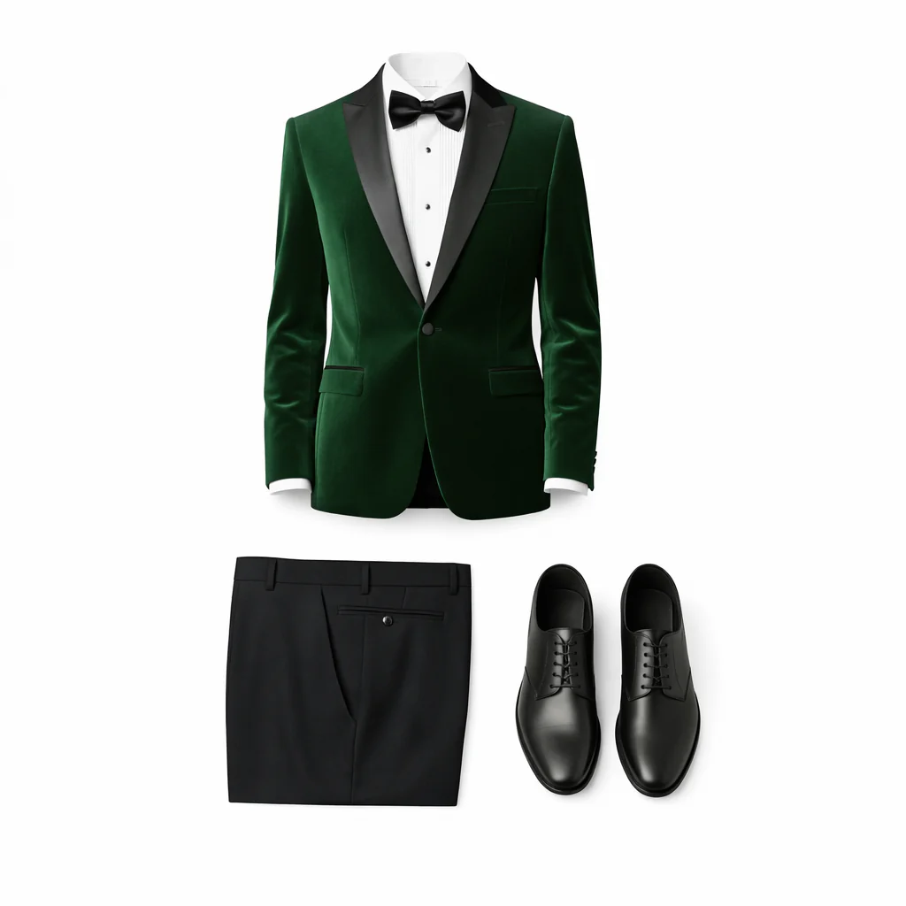 Stretch Slim Fit Velvet Blazer - 7 Colors - Image 17
