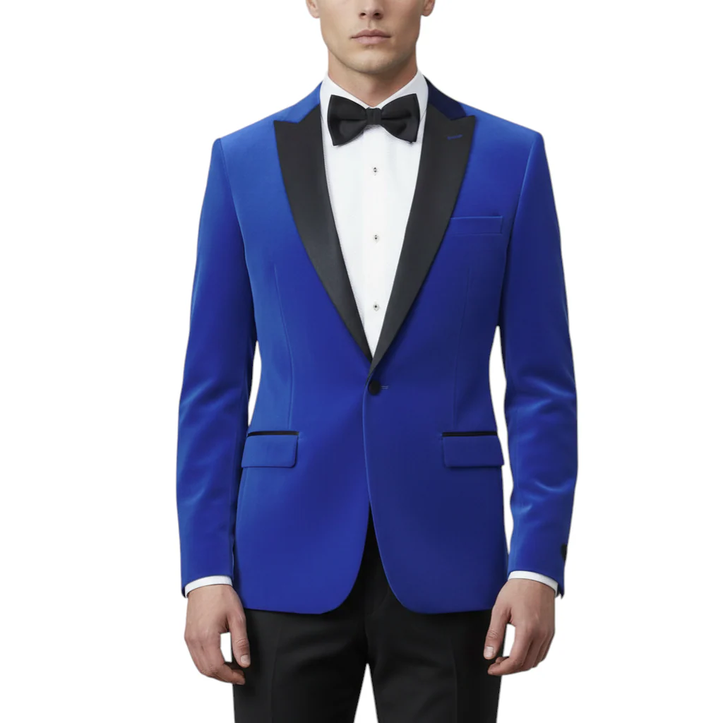 Stretch Slim Fit Velvet Blazer - 7 Colors - Image 31
