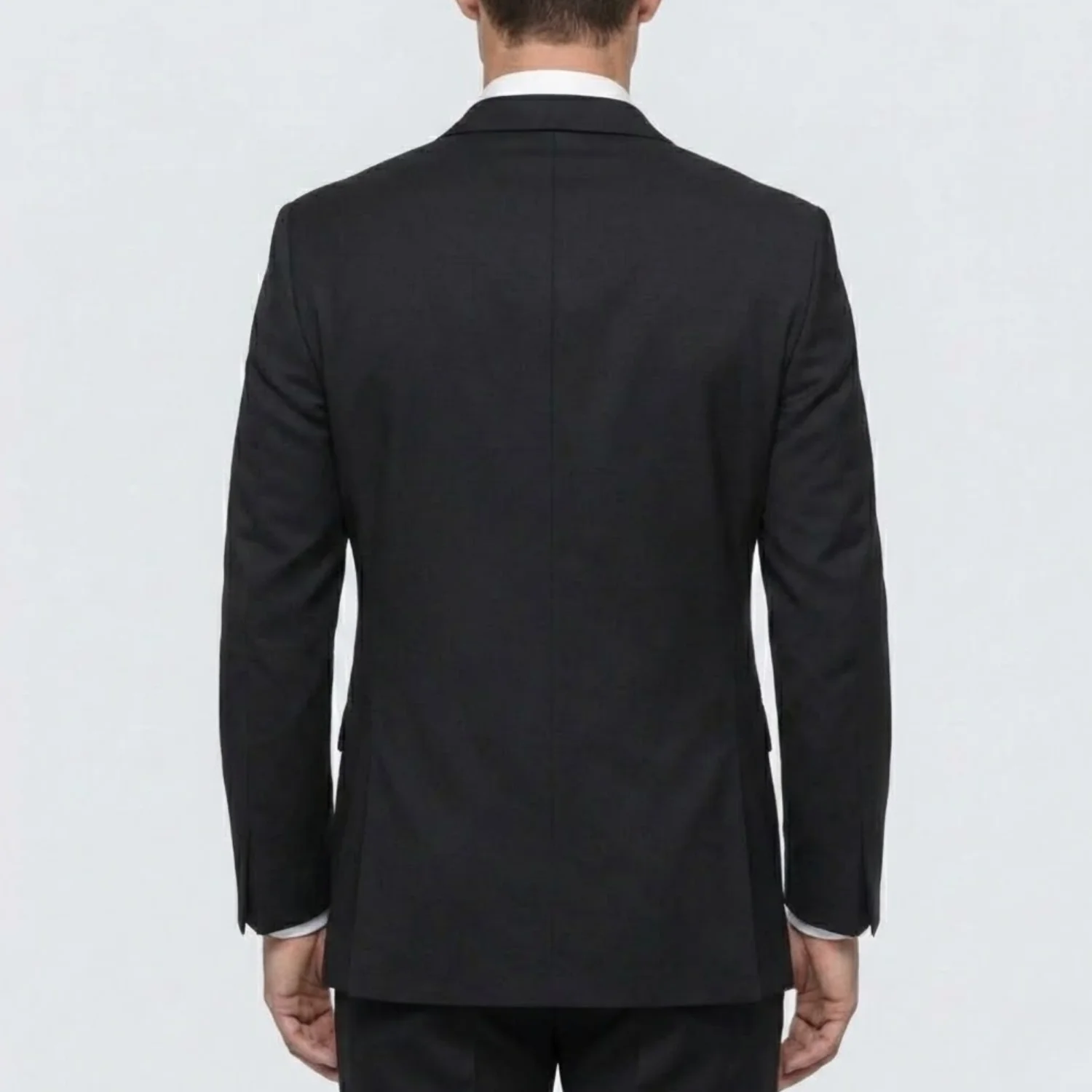 Joseph Michael Men's Black 3-Piece Vested Tuxedo — Peak Lapel - Image 12
