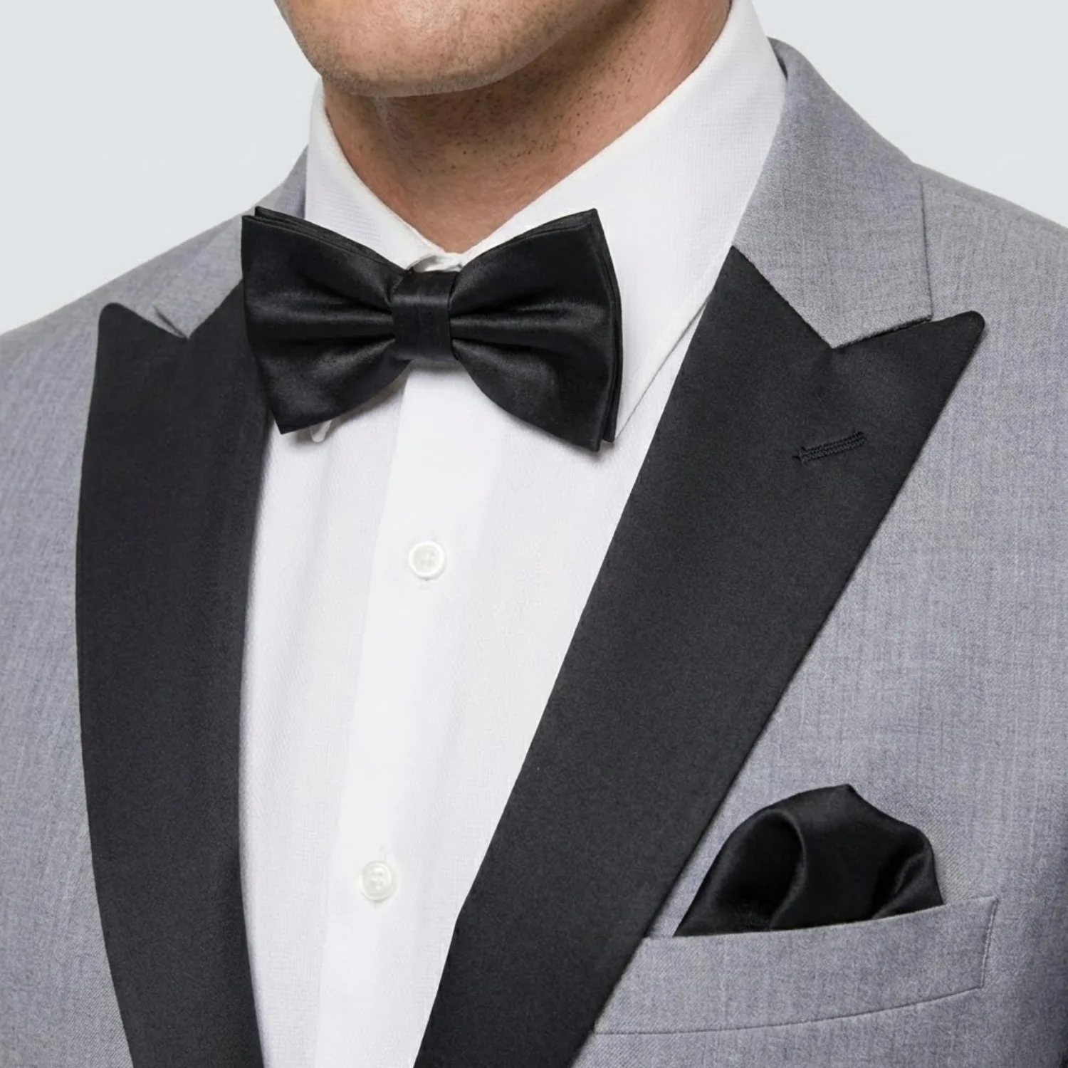 Joseph Michael Men's Black 3-Piece Vested Tuxedo — Peak Lapel - Image 17